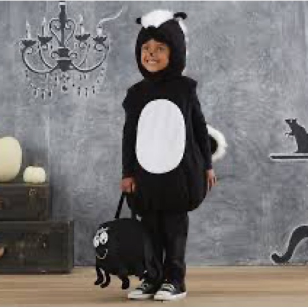 Pottery Barn Kids Skunk Costume 12-24mo